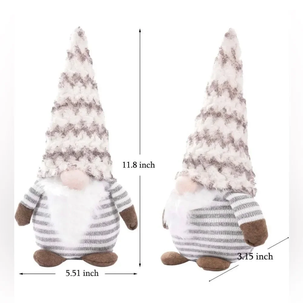 White Christmas Gnomes Decorations